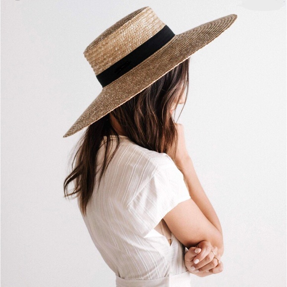 & Other Stories Accessories - & other stories big wide firm brim hat straw L